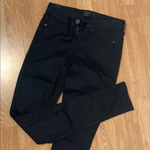 vince black skinny jeans